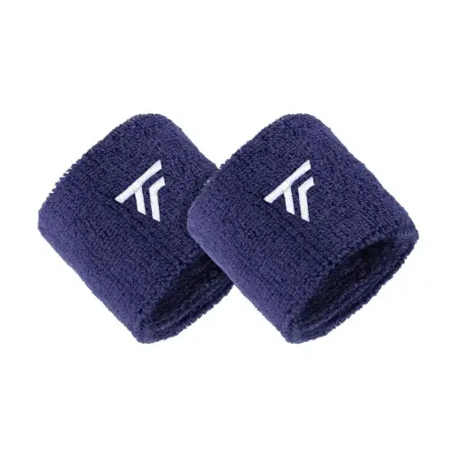 [54poignetco] Poignets / x2 bleu-jaune